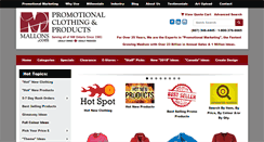 Desktop Screenshot of mallons.com