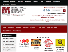 Tablet Screenshot of mallons.com